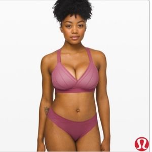 TWO Lululemon Awake to Lace Sports Bras Size 38DD